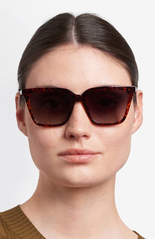 Fossil 56mm Square Sunglasses In Brown