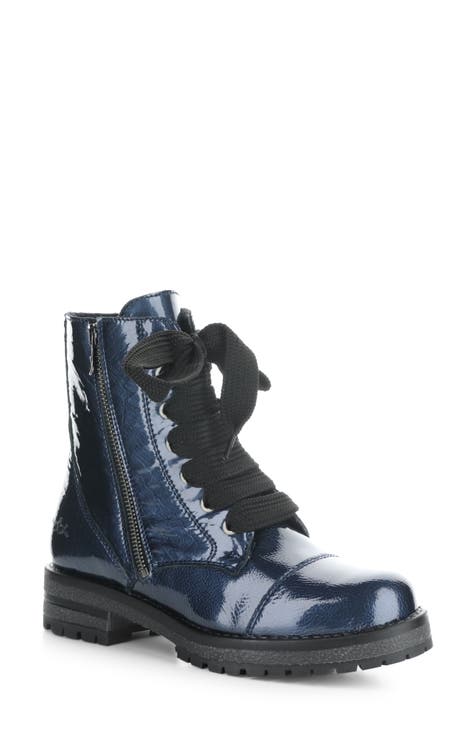 Women s Blue Lace Up Boots Nordstrom