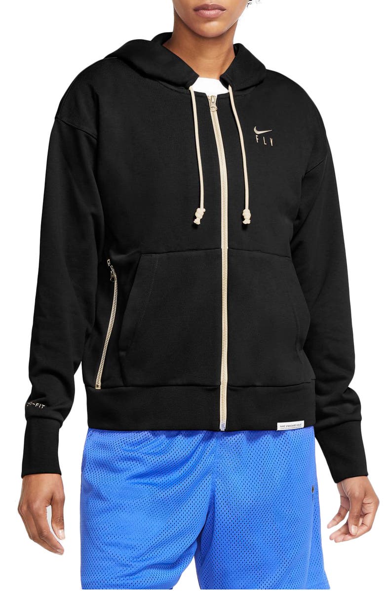 Nike Swoosh Fly Standard Issue Full Zip Women's Basketball Hoodie, Main, color, 