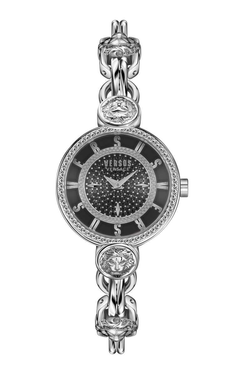 VERSUS Versace Les Docks Bracelet Watch, 30mm, Main, color, Stainless Steel