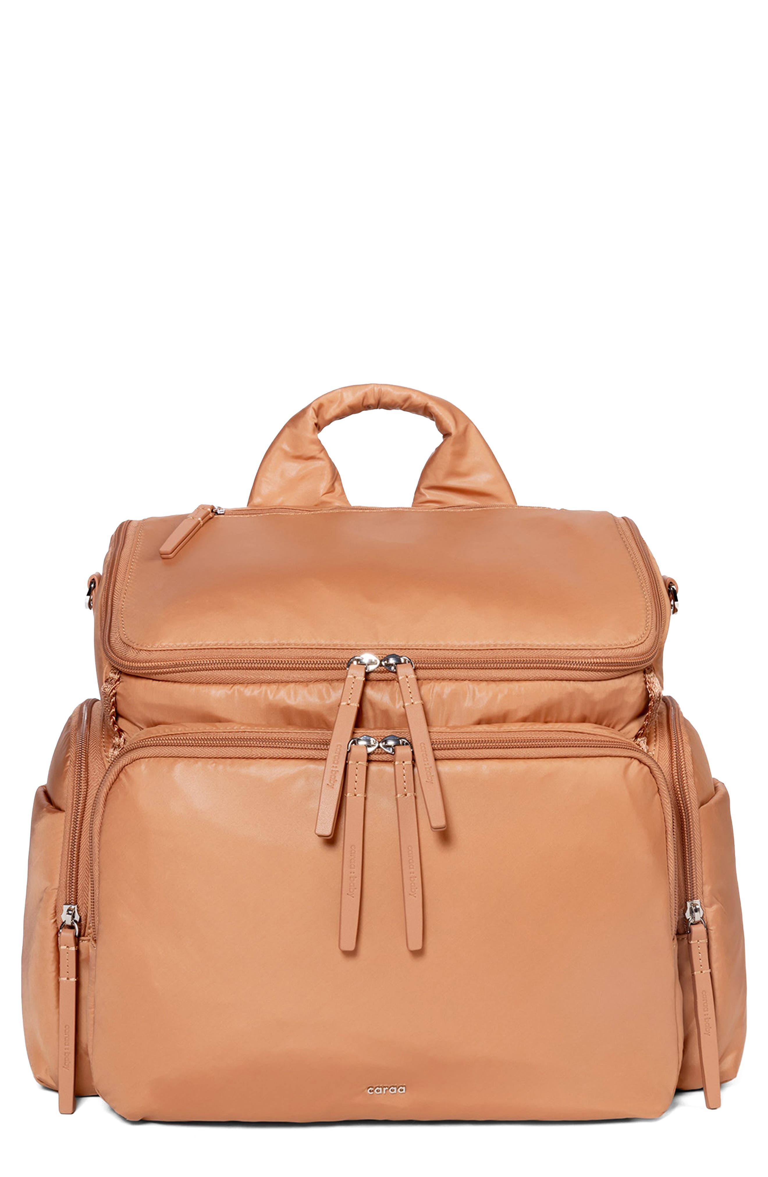 Caraa Large Baby Bag Diaper Bag, Main, color, Mocha Mousse - Brown Beige