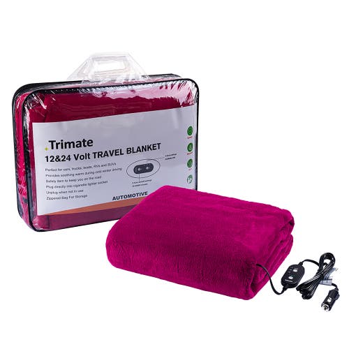 Trimate Electric Car Heating Blanket in Red  product