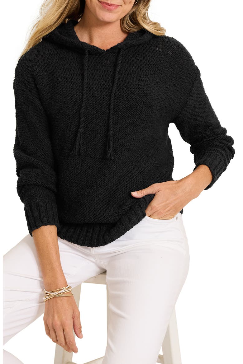 Bayshore Cotton Hoodie, Main, color, BLACK