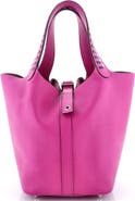 Pre-Owned Hermes Picotin Lock Bag Tressage Epsom PM