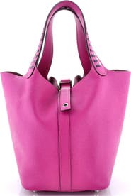 Pre-Owned Hermes Picotin Lock Bag Tressage Epsom PM