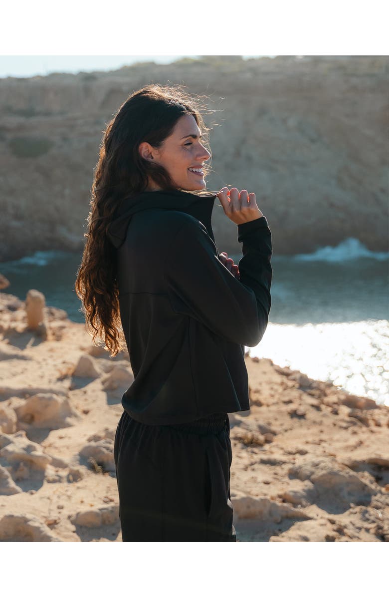 Nani Cloud Quarter Zip, Alternate, color, Terra