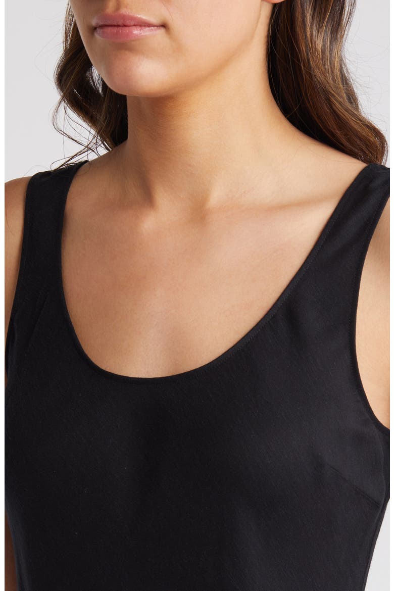 Kailani Sleeveless Midi Dress, Alternate, color, BLACK
