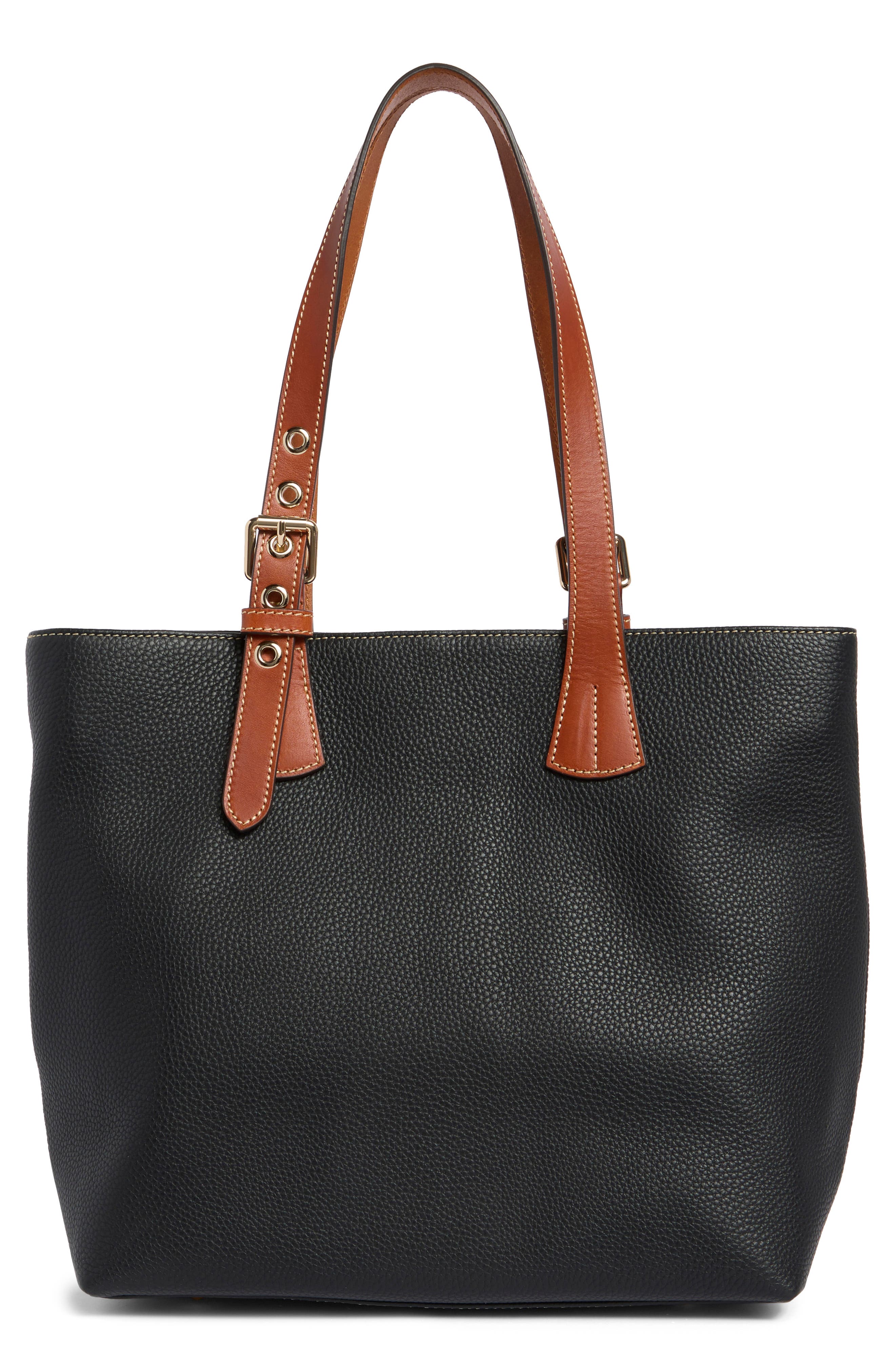 Dooney & Bourke Emily Leather Tote Bag, Alternate, color, 