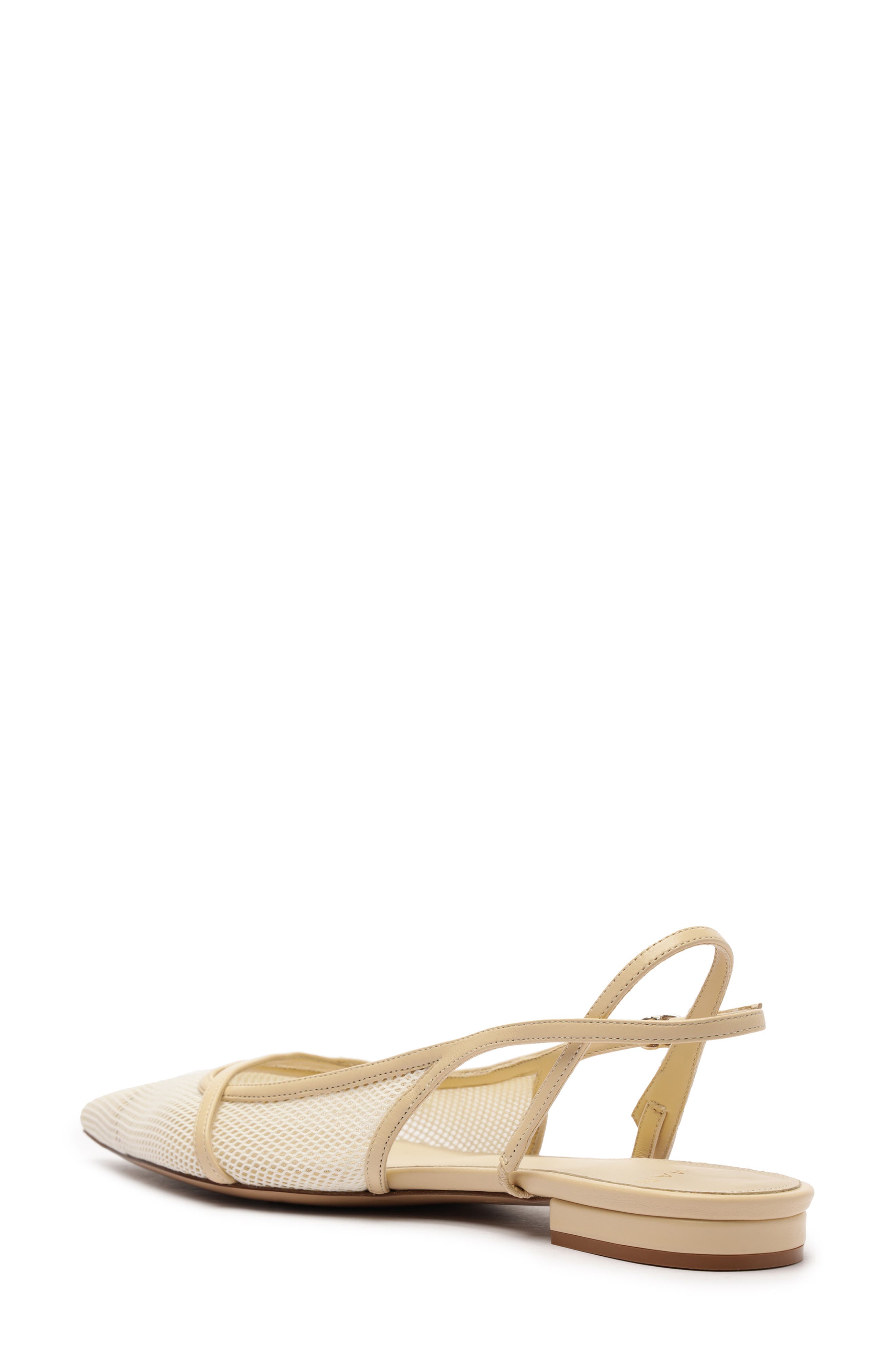 Alexandre Birman Tita Pointed Toe Slingback, Alternate, color, Creamy