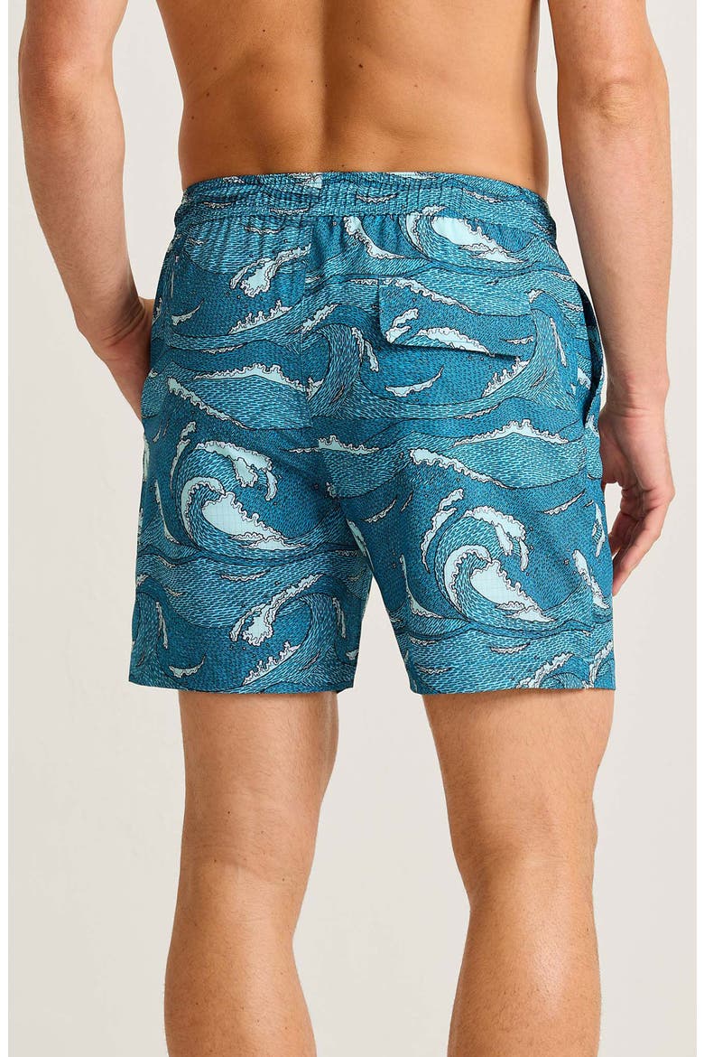 Naples Wavescape Oasis Board Shorts, Alternate, color, CONTINENTAL