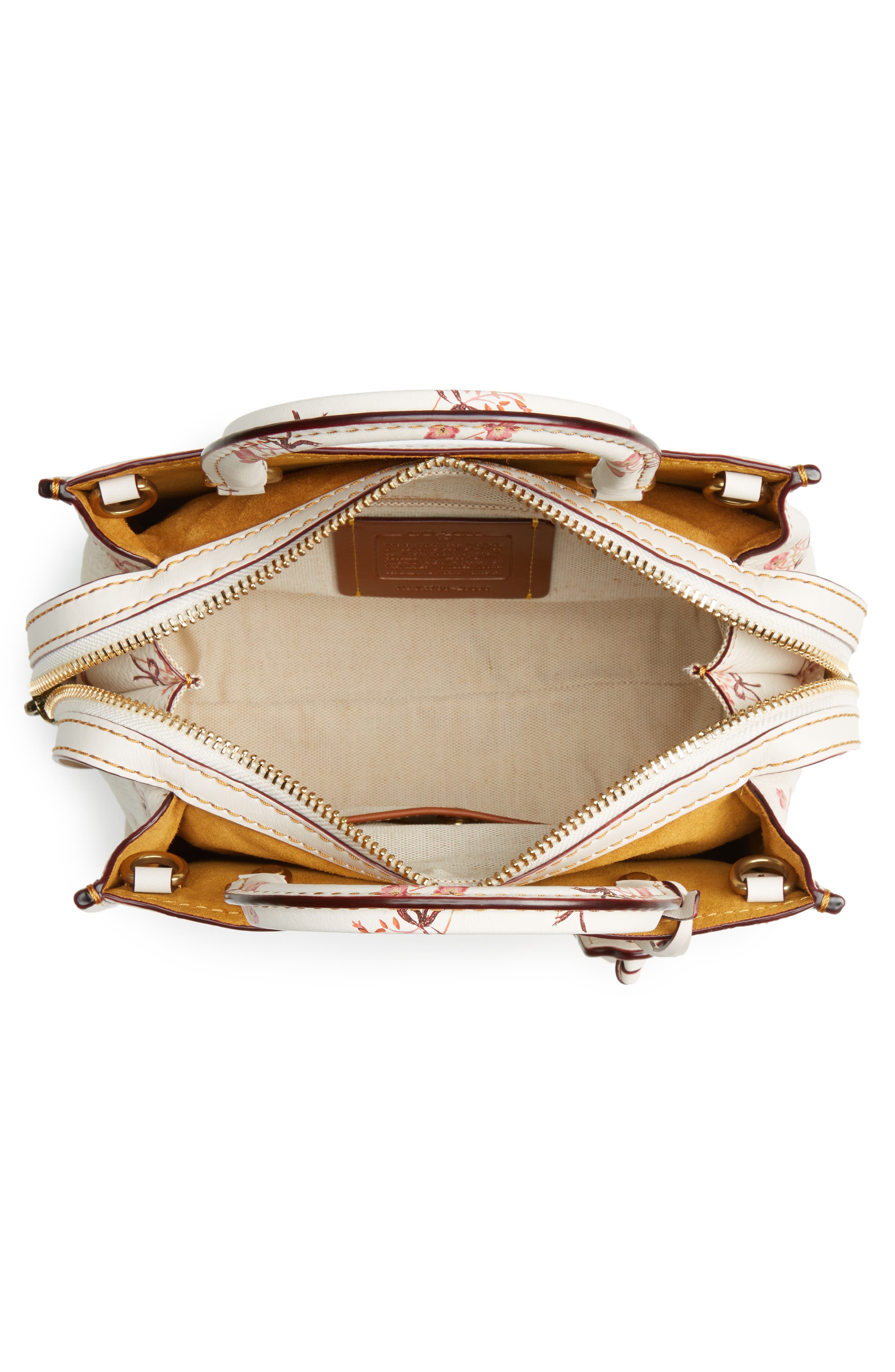 COACH 1941 Floral Bow Rogue 25 Leather Satchel, Alternate, color, 