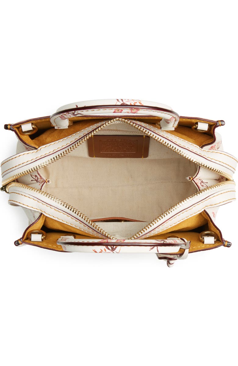 COACH 1941 Floral Bow Rogue 25 Leather Satchel, Alternate, color,