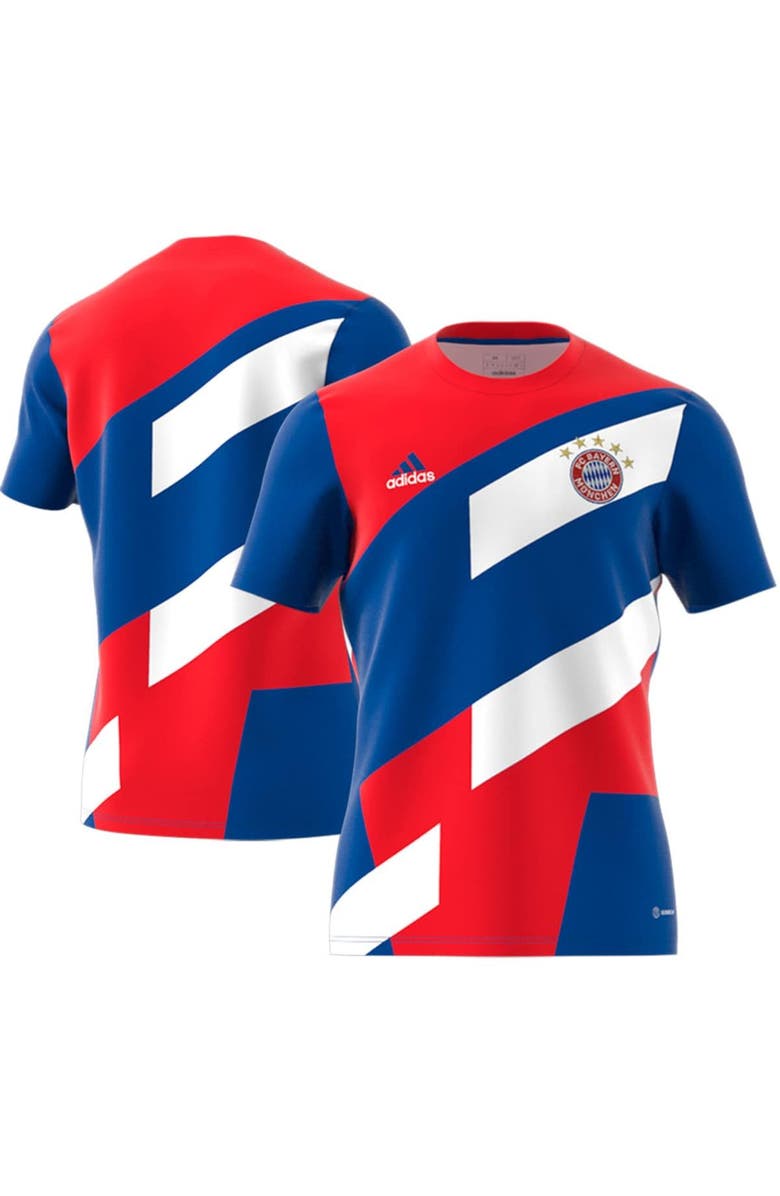 adidas Men's adidas Red Bayern Munich 2022/23 Pre-Match Top, Main, color, 