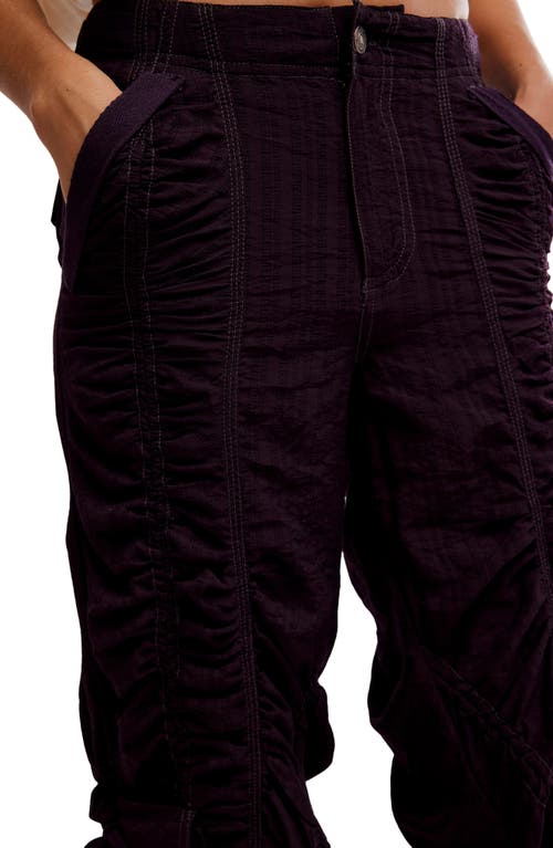 Free People Scorpio Ruched Pants In Black