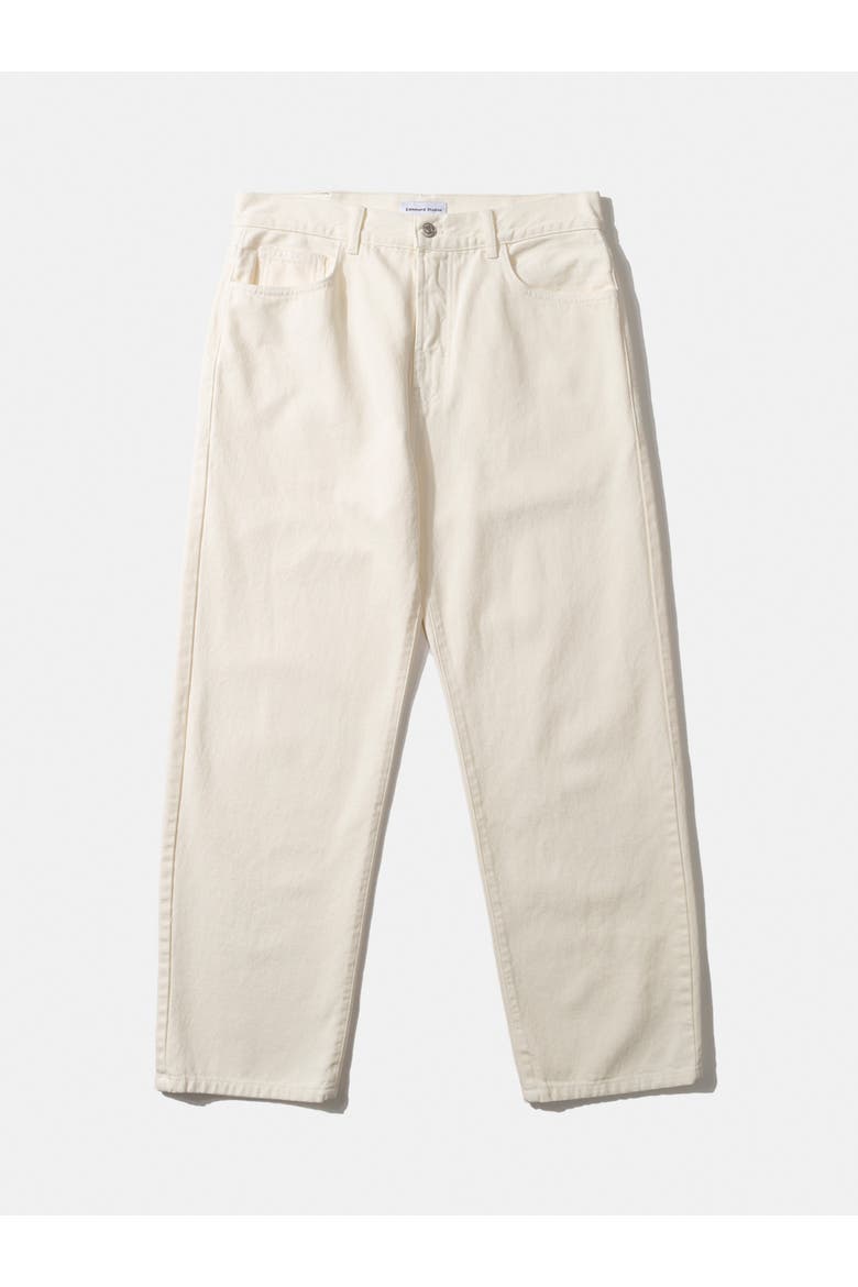 Light Wash Relaxed Fit Jeans, Alternate, color, Plain Off White