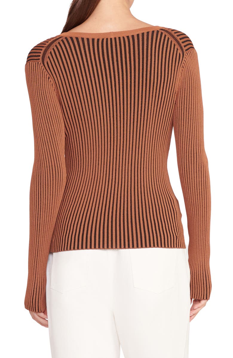 STAUD Cargo Ribbed Cardigan, Alternate, color, 