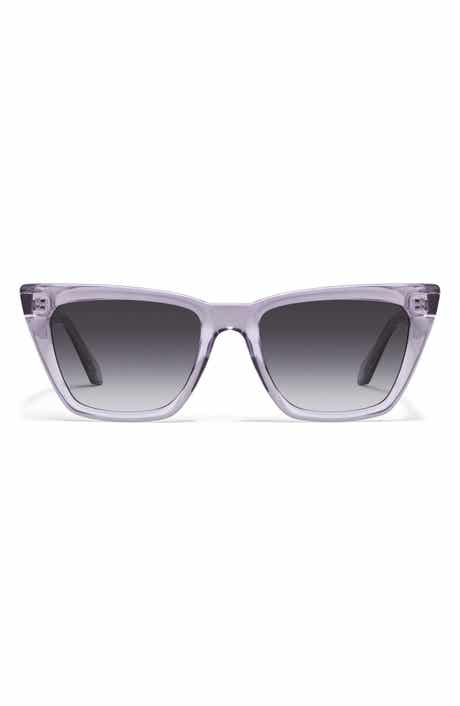 QUAY Call The Shots 54mm Gradient Cat Eye Sunglasses