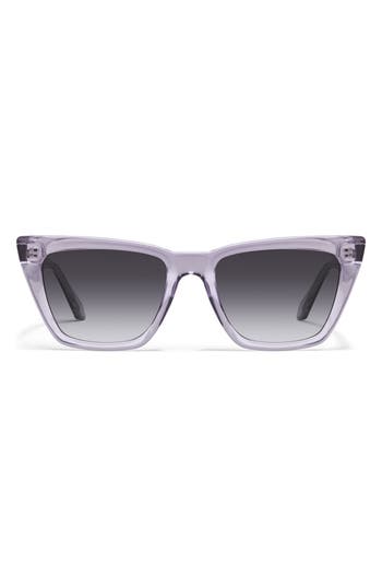Quay Call The Shots 54mm Gradient Cat Eye Sunglasses In Multi