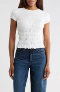 JASON WU Short Sleeve Keyhole Top