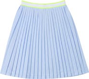Charlotte & George Stripe Pleated Elastic Waist Skirt