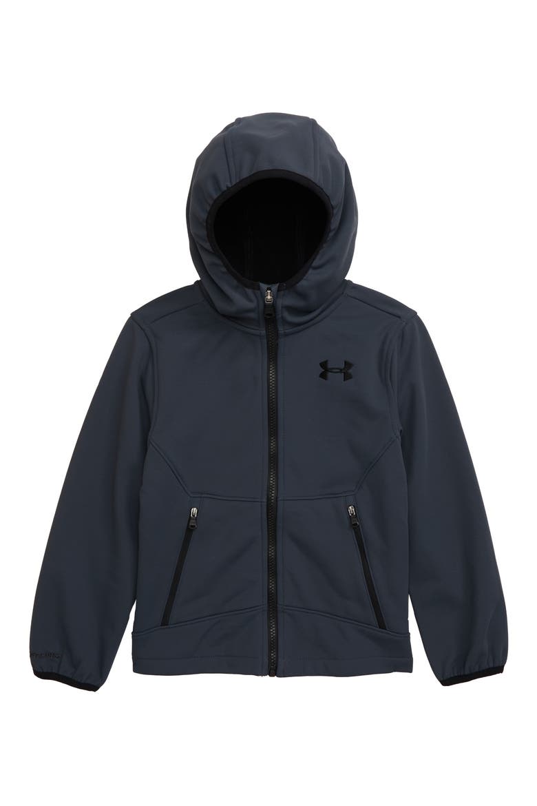 Sim Front Zip Hooded Jacket, Main, color, STEALTH GRAY
