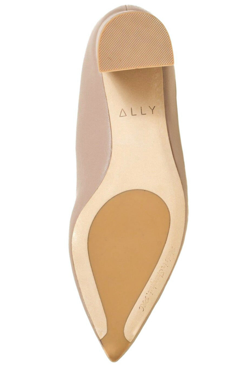 Ally Shoes Lower Block Heel Pump