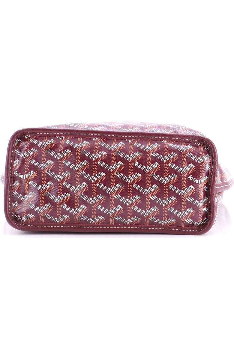 Pre-Owned Goyard Anjou Reversible Tote Coated Canvas Mini, Alternate, color, Red