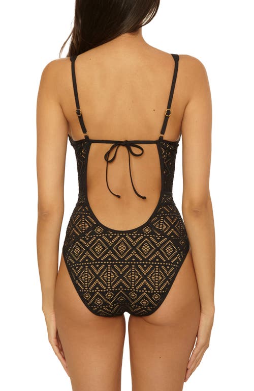 Becca Keyhole One-piece Swimsuit In Multi
