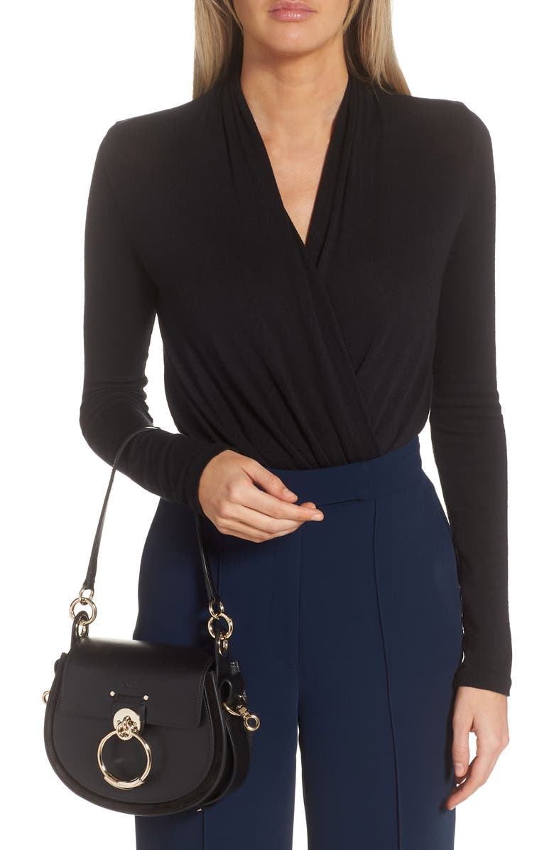 Chloé Small Tess Leather Crossbody Bag, Alternate, color,