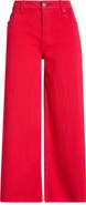KUT from the Kloth Meg High Waist Raw Hem Wide Leg Jeans
