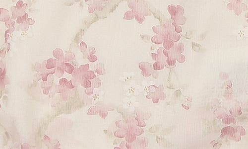 Maniere Manière Floral Tie Romper In Pink