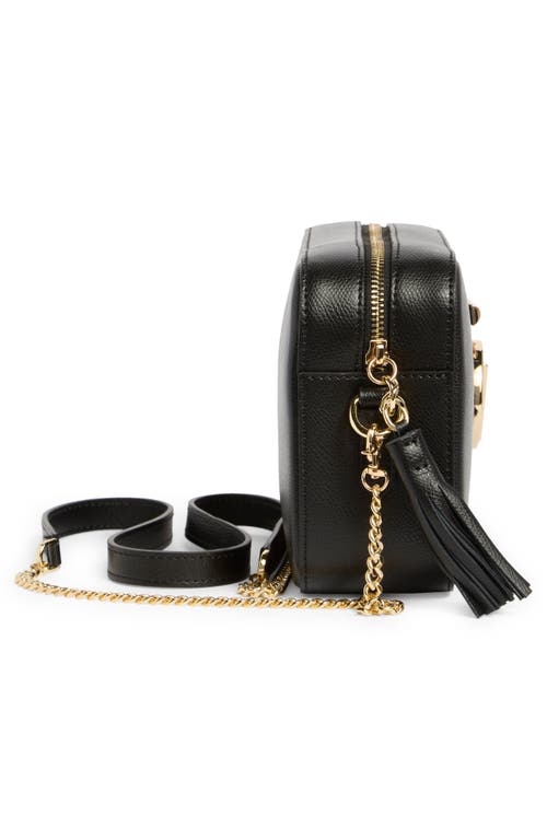 Valentino By Mario Valentino Babette Leather Camera Bag In Black