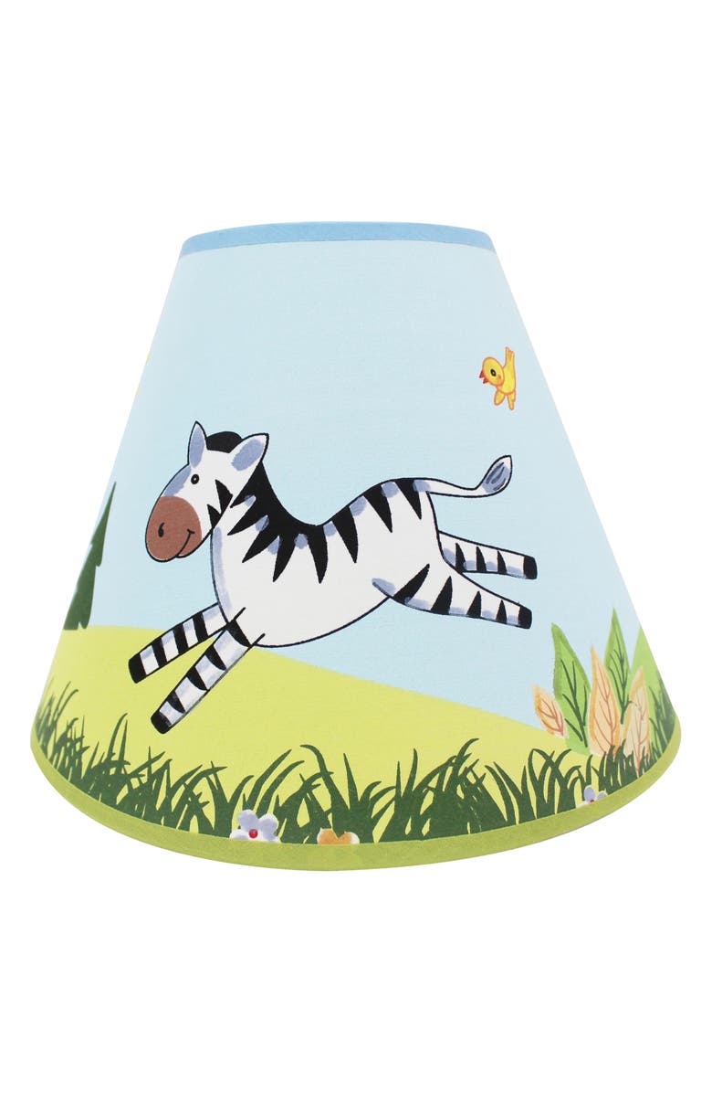 Teamson Kids Fantasy Fields Sunny Safari Table Lamp, Alternate, color, Blue/ Multi-Color