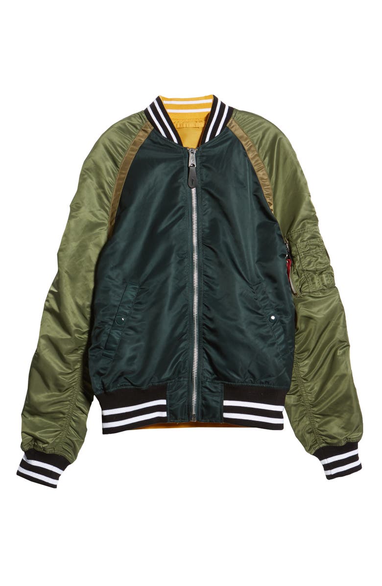 Alpha Industries L-2B Reversible Water Resistant Flight Jacket, Alternate, color,
