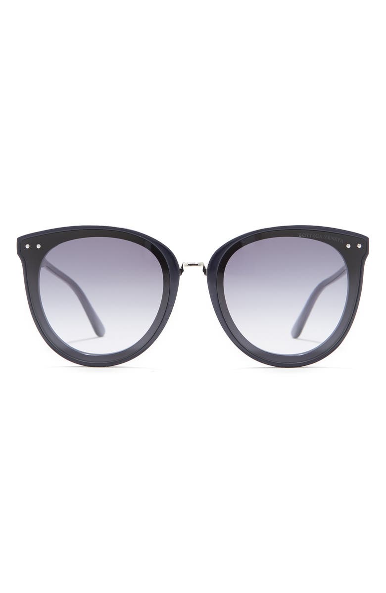 Bottega Veneta 61mm Round Sunglasses, Main, color,