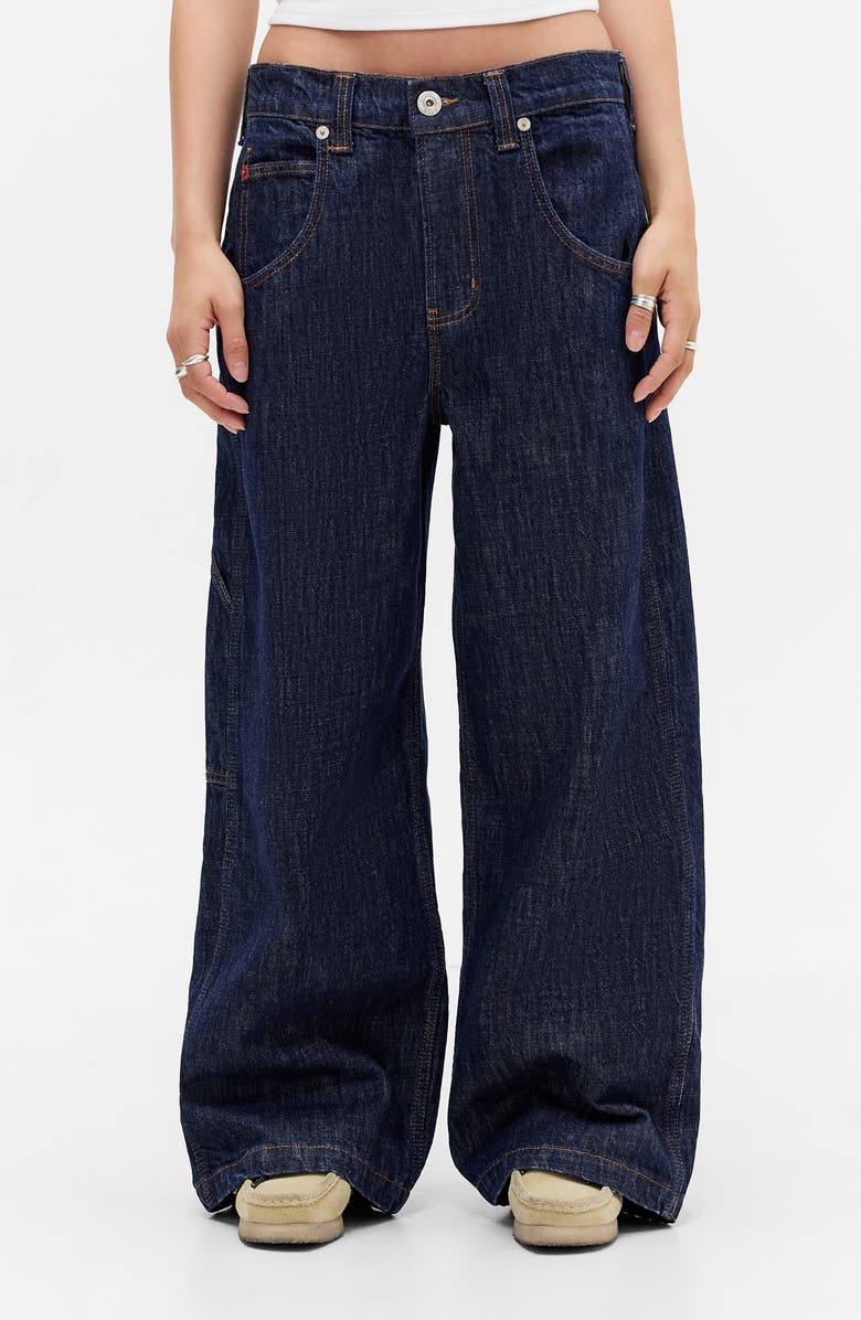 BDG Urban Outfitters Niko Skate Wide Leg Jeans, Main, color, Rinse