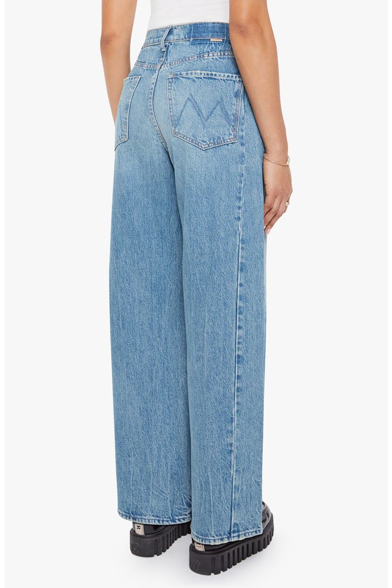 Pipe Dream Button Sneak High Waist Wide Leg Jeans Folk Star), Alternate, color, FOLK STAR