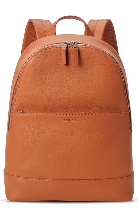 Canfield Pebble Leather Backpack