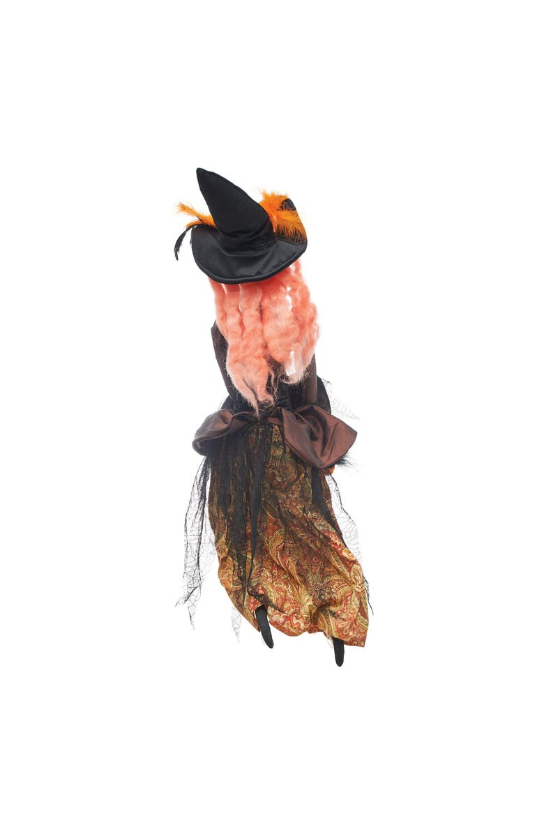 Gallerie II Elfreda Witch Joe Spencer Gathered Traditions Halloween Art Doll Figure, Alternate, color, Brown