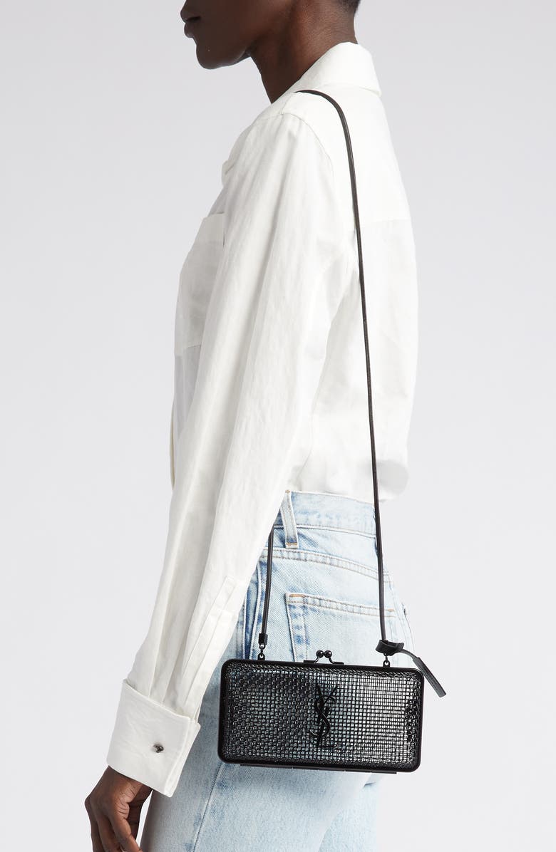 Saint Laurent Cage Clutch, Alternate, color,