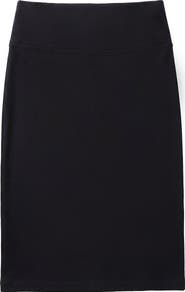 ELLE COUTURE Elastic Waist Ponte Pencil Skirt