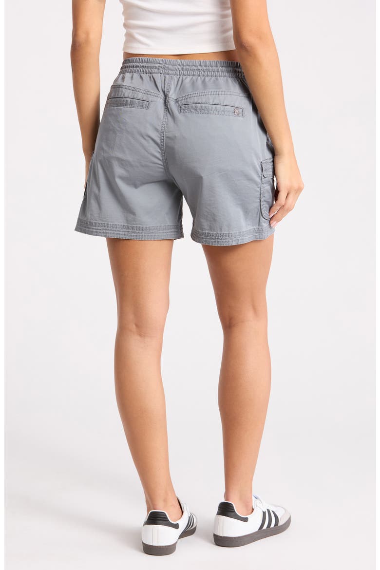 Corey Stretch Cotton Shorts, Alternate, color, BLUE STEEL