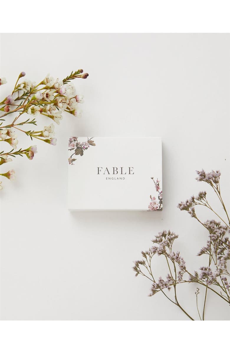 Fable England Enamel Hydrangea Necklace, Alternate, color, Multi & Gold