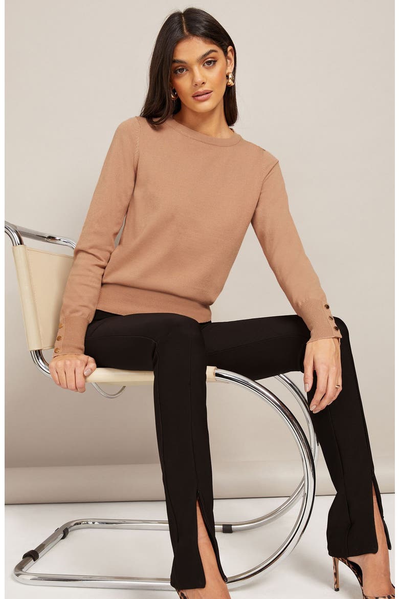 Lightweight Sweater, Alternate, color, BROWN
