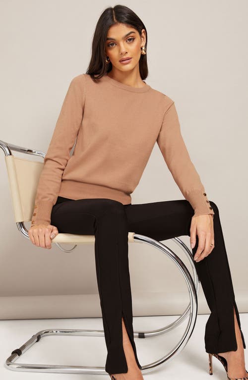 Friends Like These Lightweight Sweater In Brown