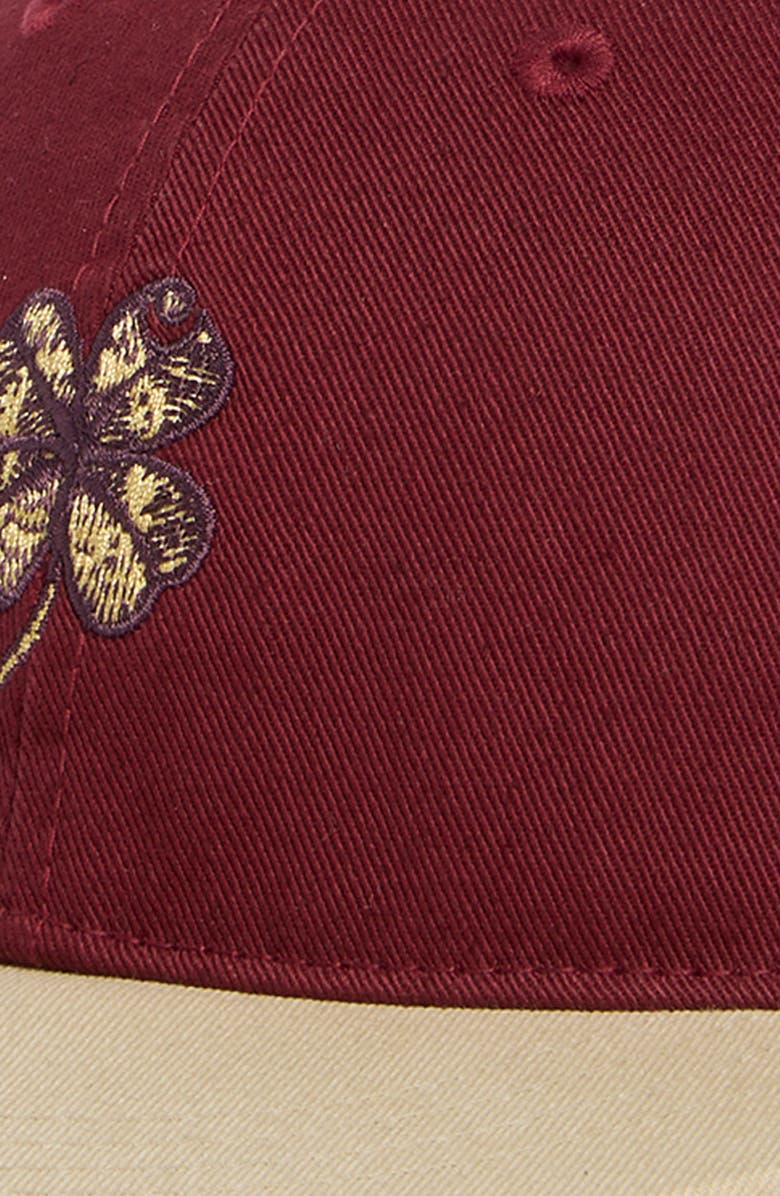 Carhartt Work In Progress Clover Baseball Cap, Alternate, color, Marsala/ Flare