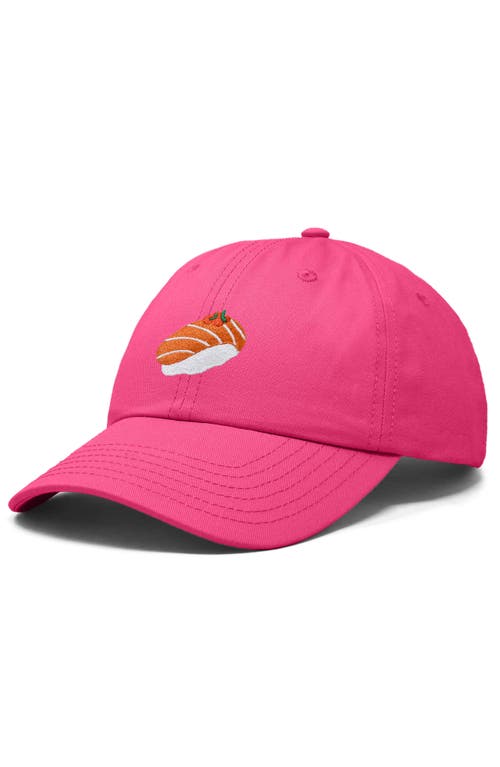 DALIX DALIX SALMON SUSHI EMBROIDERED DAD CAP