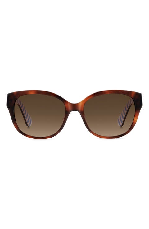 ninna 55mm gradient round sunglasses