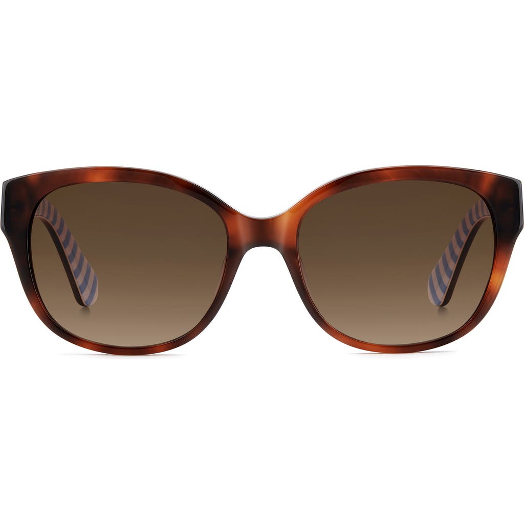 Shop Kate Spade New York Ninna 55mm Gradient Round Sunglasses