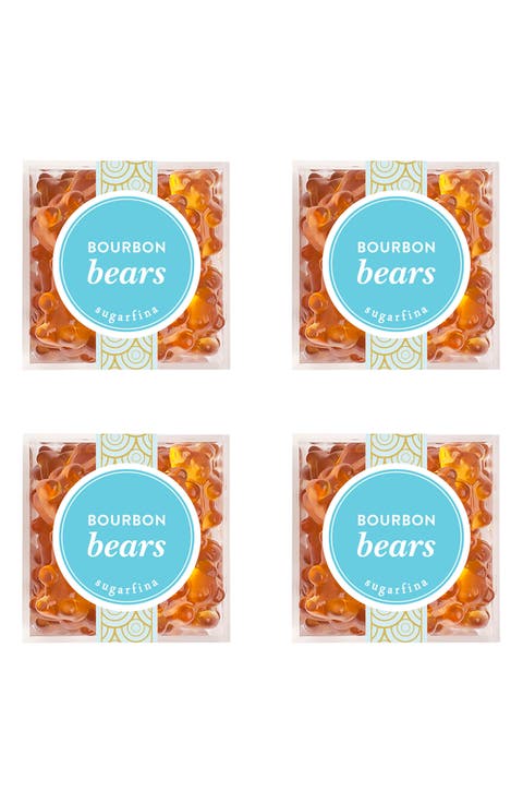 Bourbon Bears Set of 4 Candy Cubes